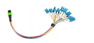 Wholesale OFNP Jacket MPO/MTP Fanout Cable For 100G Network from china suppliers