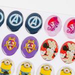 Promotion Cute Hello Kitty Stickers Custom Epoxy Resin Stickers
