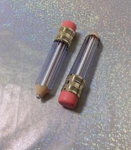 China Cute Pencil Shaped 5ml 	Empty Lipstick Tubes Diy With Brush Wands on sale