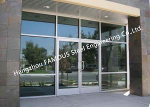 Wholesale Modern Commercial Decorative Soundprrof Glass Door Swing Aluminum Frame Glass Door For Sale from china suppliers
