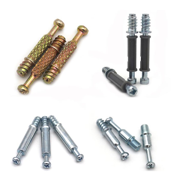 Furniture Hardware Fastener Connecting Joint Bolt Fitting Minifix Dowel Eccentric Cam