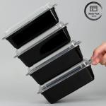 Single Compartment Meal Prep Disposable Plastic Food Containers Microwave Safe
