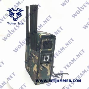 Wholesale 8 Bands 120W High Power VHF UHF 2G 3G 4G Wifi Backpack Signal Jammer for Military from china suppliers