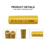 1000mah Nickel Cadmium Battery Pack 1.2v Nicd AA Battery 1200mAh 1300mAh