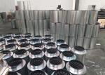 Galvanized Air Duct Noise Silencer , Silver Noise Reducing 6 inch fan silencer