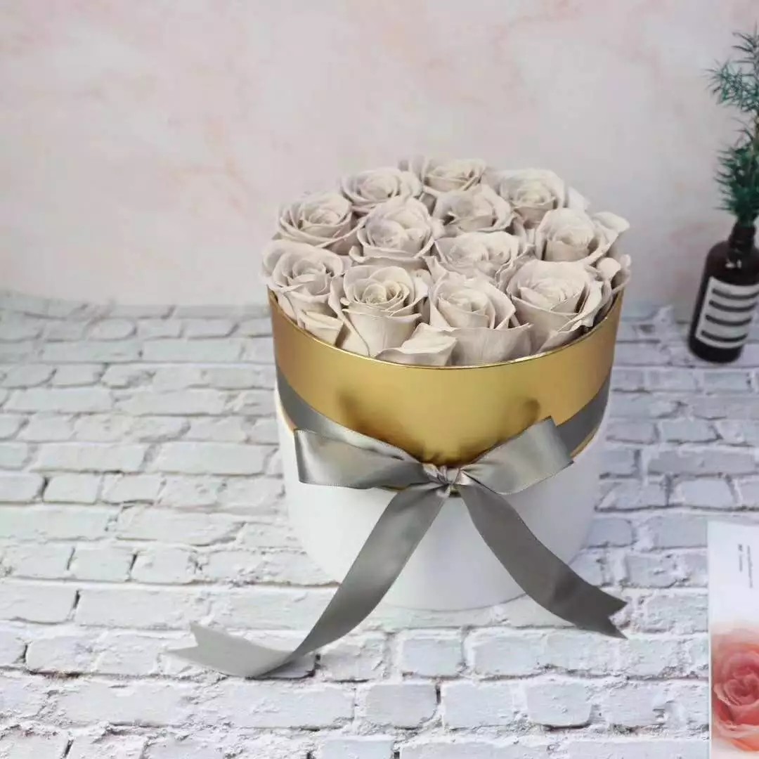 bulk stock natural fresh preserved roses packing in gift box for free shipping