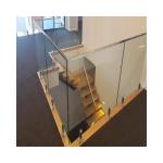 Tempered Glass Staircase 15mm Laminated Glass Railing Panels For Home Hotel