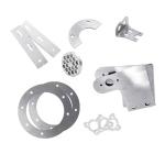 100mm Aluminum Welding CNC Metal Bending Sheet Metal Bearing Housing Parts