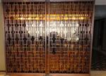 House Ornamental Sheet Metal Panels , Fashionable Metal Privacy Screens