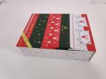 Custom bookstyle rigid cardboard packaging gift box for Christmas Day