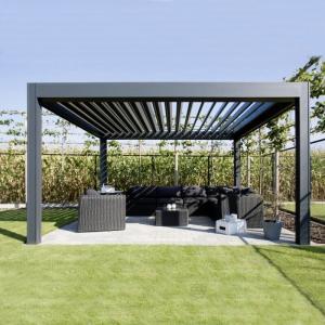 Wholesale Elegant and Modern Design Aluminum Pergola, Weather-resistant for All Seasons from china suppliers