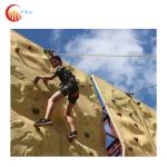 Waterproof Auto Belay Kids Climbing Wall Outdoor CE Approved For Trampoline Park