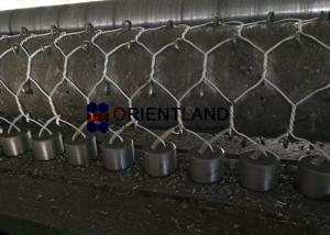 Wholesale Five Twisted Pvc Coated Gabion Baskets , River Control Gabion Basket Anti Erosion from china suppliers