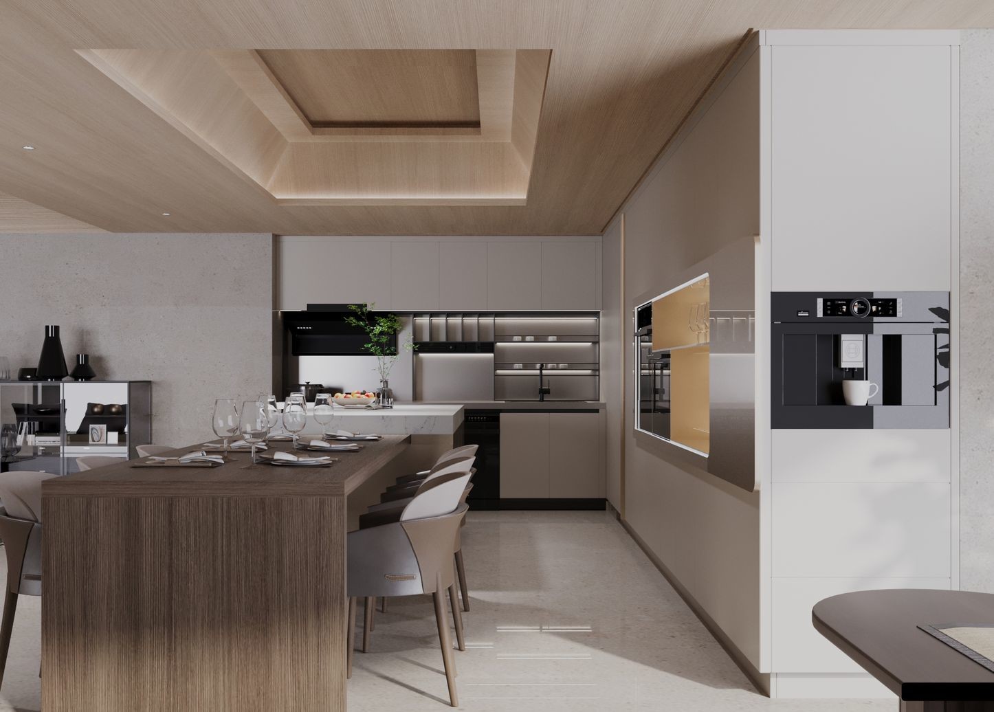 Luxury Stainless Steel Modern Kitchen Cabinet With Sustainable Design Functionality And Elegance