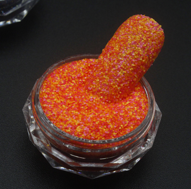Drewing Nail Crystal Diamond Powder and Tweed Powder Delicate Rose Sea Salt Fingernail Mixed with Polarizing Powder