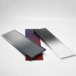 Colored Fluted Glass Toughened Flat And Curved Tempered Glass 12mm 15mm 19mm
