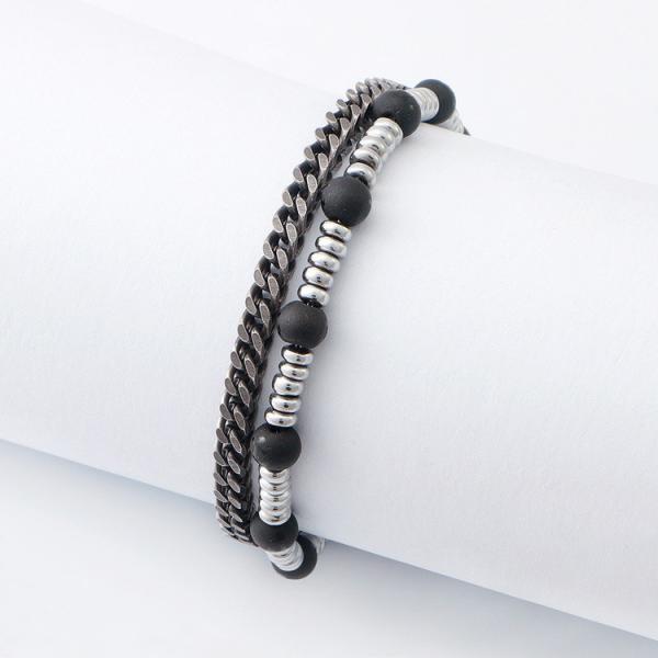 Exceptional Durability Stainless Steel Chain Bracelet for Customization and
