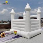 Wedding Inflatable Bouncy Castle Bed Jumper 13X13 White Bounce House