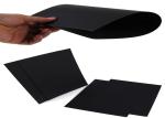 Anti-Curl Recycled Wood Pulp Black Paperboard for Shopping Bags