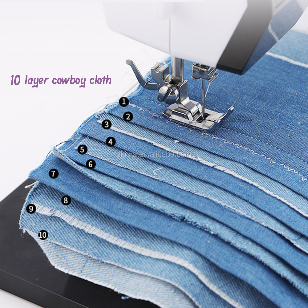 Domestic Home Embroidery Logo Sewing Machine with LED Light As Requested by Customers
