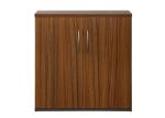 Melamine Office File Cabinets Golden Walnut Color Free Combination Low Noise