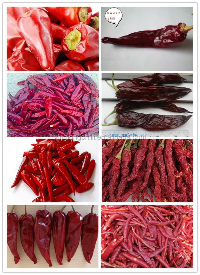 Neihuang factory price dried hot red Xian chilli pepper