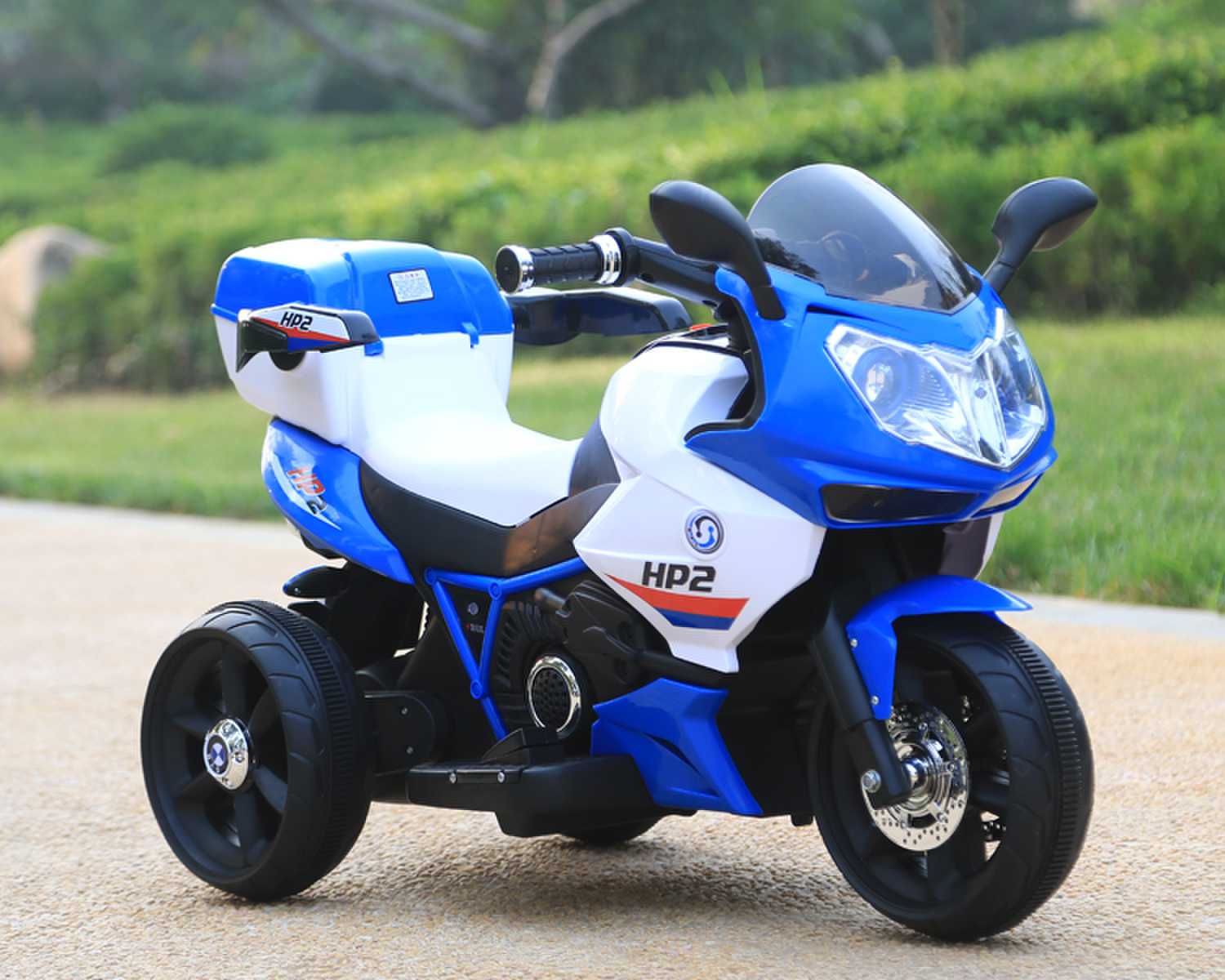 Plastic Kids Electric Battery Operated Three Wheel Ride On Motorcycle for 3-8 Year Olds