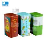 Metal Box Tea Tin Cans Round Shape Tea Storage Tins For Coffee Packaging