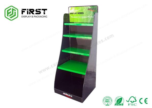Corrugated Paper Cardboard Floor Displays Promotion Retail Foldable Floor