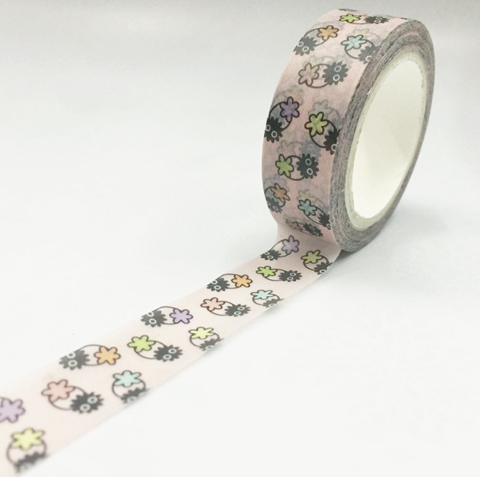 Printed Super Skinny Washi Paper Masking Tape For Gift Package / Decorative