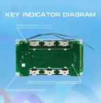94.8V 6-24S Balance Sodium Ion Battery BMS 60A 80A 100A For Motorcycle And