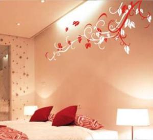Wholesale Funky Wall Flower Stickers HB-125, /Decal Wall Stickers /Decorative Wall Stickers /Wall Sticker Art from china suppliers