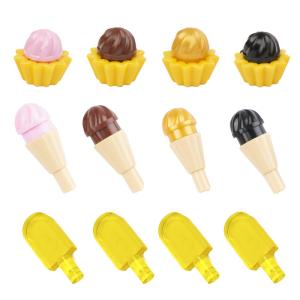 Wholesale 500pcs MOC Accessories Bricks City Food Model Block Food Ice Cream Cone 15470 Building Blocks from china suppliers