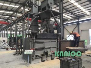 Wholesale Cleaning Chamber Size 1000*1000mm Tumble Shot Blasting Machine For Steel from china suppliers