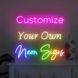 Wholesale Energy Savings LED Neon Sign Square Neon Flex Signs Board Cut By Shape from china suppliers