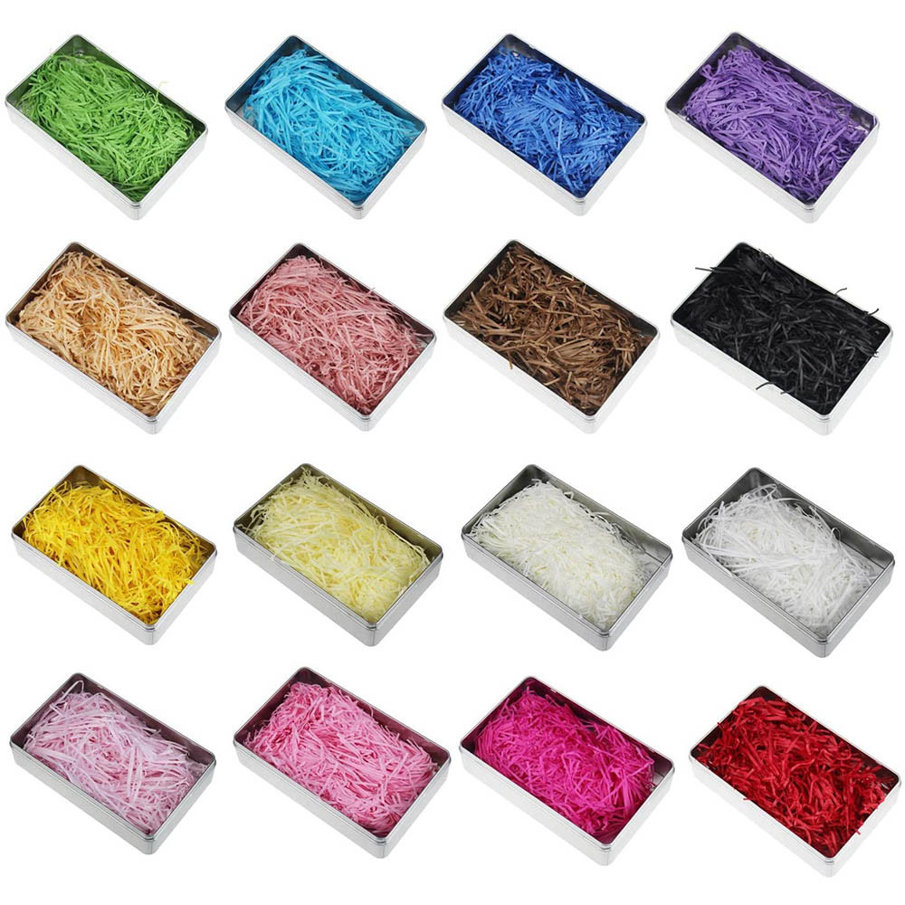 Metallic Mirror Foil Mylar 22gram Color Shredded Paper purple yellow