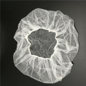 Wholesale 21&quot; Polypropylene Bouffant Caps 10GSM For Examination / Cleanroom Environments from china suppliers