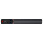 Black Alloy Case Lithium 20000mAh Portable Power Supply