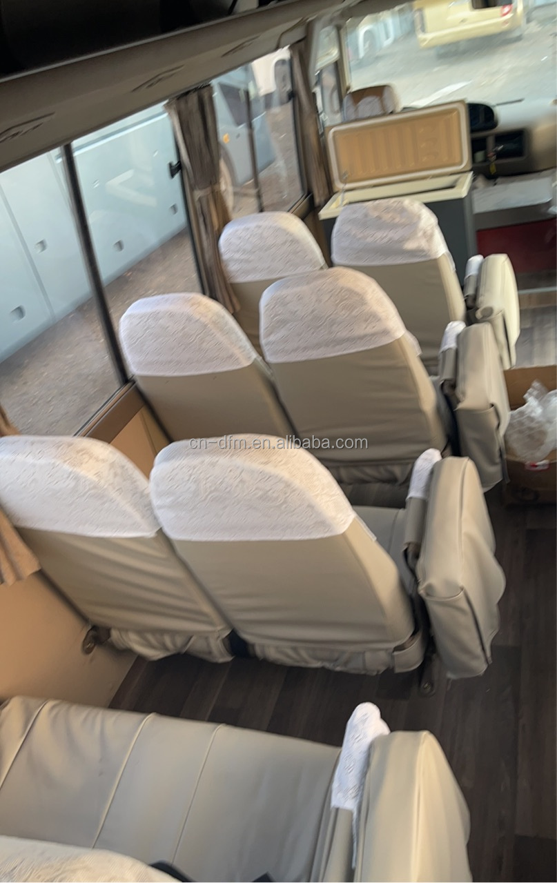 Refurbished 23 6 Seats Capacity Toyota Coaster Bus Used with 15B-FT Engine Model