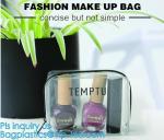 Travel Portable PVC Transparent Waterproof Cosmetic Bag Women Makeup Toiletry