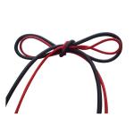 Customized Black Waxed Cotton Cord Garments Pants Clothes 2 Mm Width