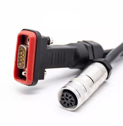 PCB Mount M16 Circular Connector For DB9 Male Female Waterproof
