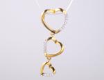 18K Gold Plating Muslim 46cm Geometric Round Big Muslim Necklace Zircon Pendant