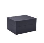 Black Leather Watch Box 1 Slot With Velvet Insert For Timepieces