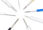 Stainless Steel Tattoo Machine Piercing Needles 4F For Eyeliner