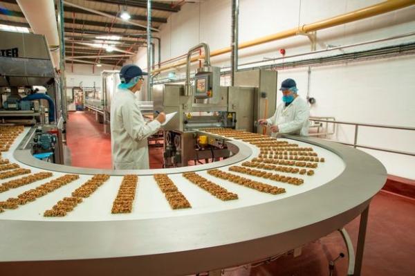 Puffed Rice Cereal Bar Production Line / Energy Bar Making Machine High