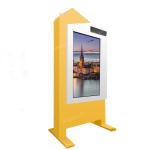 65 Inch Interactive Digital Display Screens , Floor Standing Outdoor Monitor