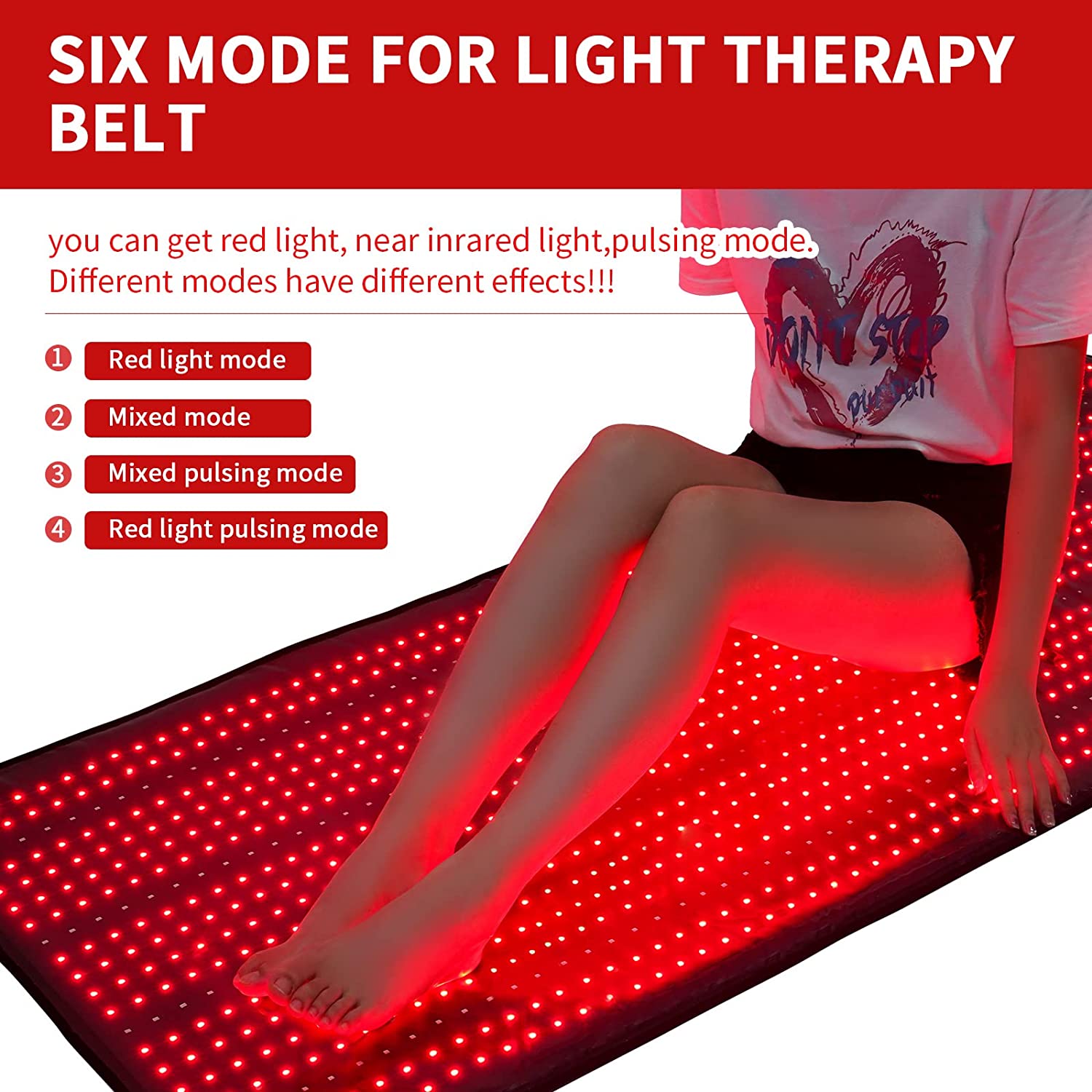 630nm 850nm Infrared Red Light Therapy Blanket for Fat Loss in Waterproof Home Sauna