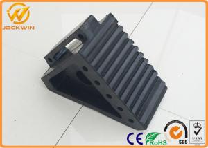 Wholesale Black Recycled Rubber Wheel Chock Car Parking Stopper Waterproof 1.9 kg Weight from china suppliers