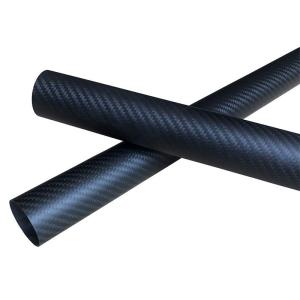 Wholesale Matte Finish Carbon Fiber Tube Perfectly Straight Incredibly Stiff Lightweight from china suppliers